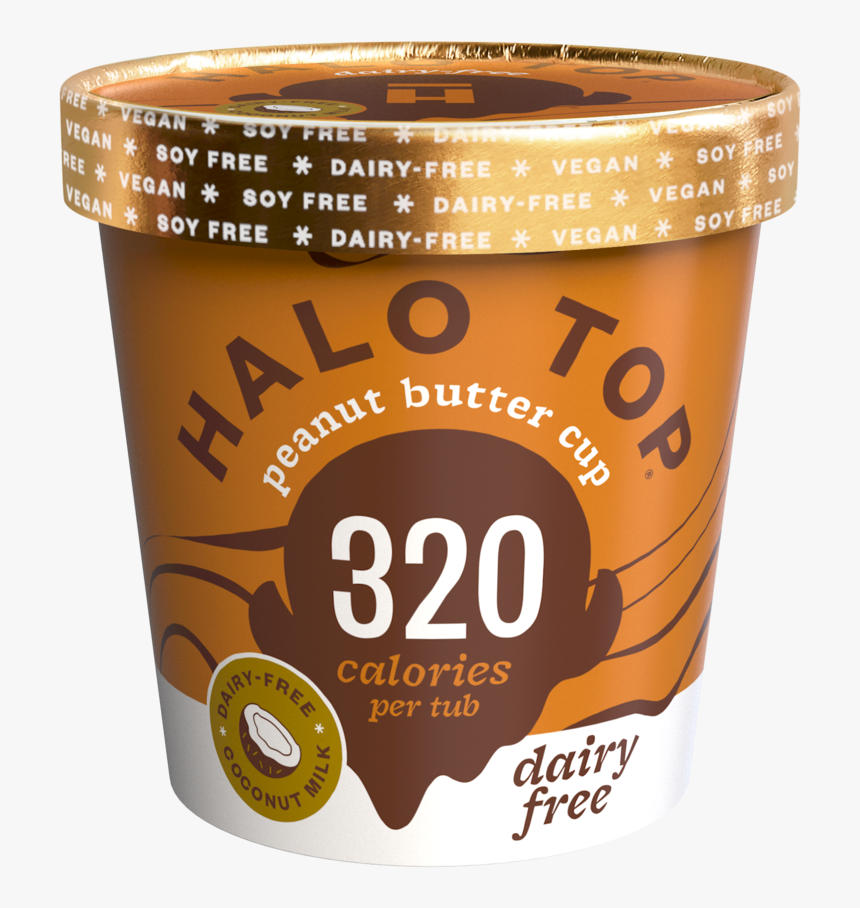 Ht19 Eu Packshot Peanutbuttercup Front - Halo Top Peanut Butter Cup Dairy Free, HD Png Download, Free Download