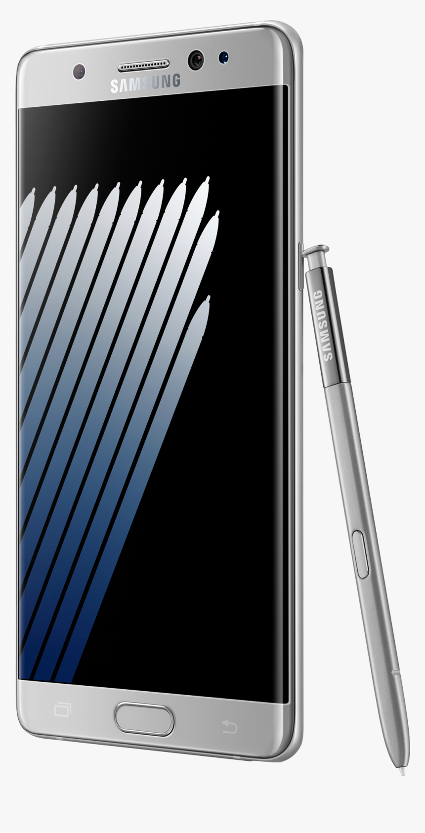 Samsung Galaxy Note7 Silver - Samsung Galaxy Note 7, HD Png Download, Free Download