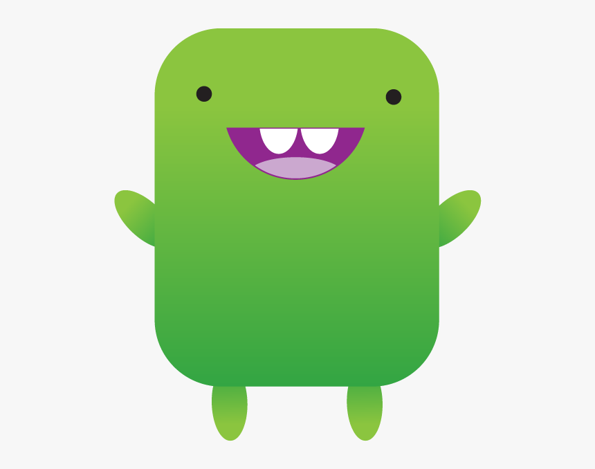 Cute Nerdy Monster - Cartoon, HD Png Download, Free Download
