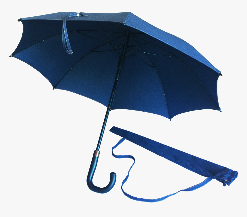 Sun Protection Umbrella Blue Jean Featuring Sunbrella™ - Umbrella, HD Png Download, Free Download