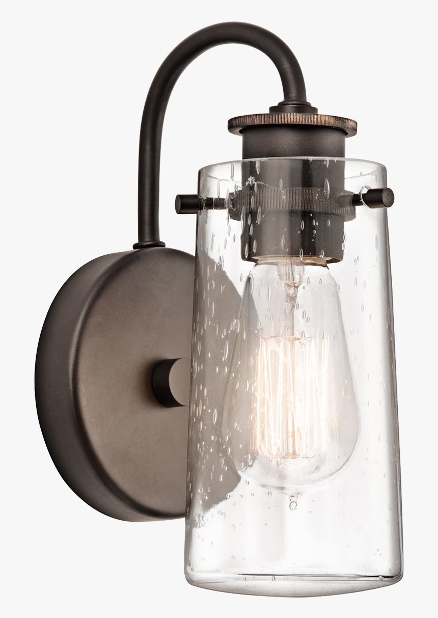 Kichler Braelyn 1 Light Wall Sconce - Wall Light With Switch Nz, HD Png Download, Free Download