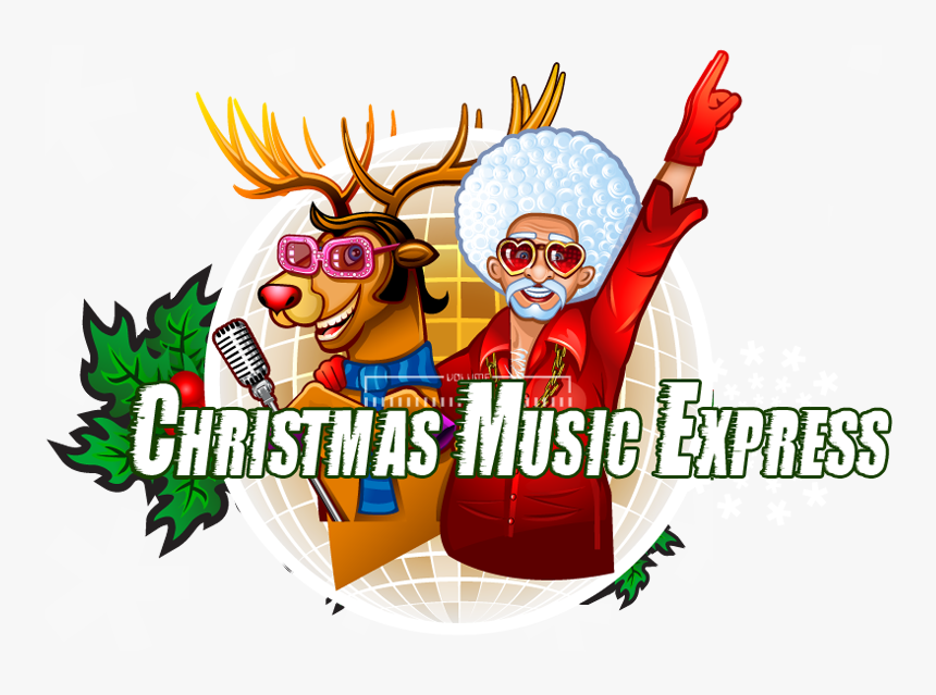 Christmas Xmas Music Express - Cartoon, HD Png Download, Free Download