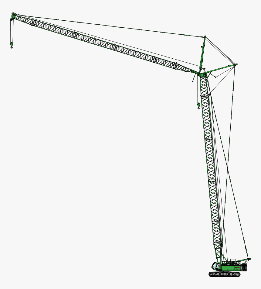 Sennebogen 5500 E Crawler Crawler Crane Pictogram - Crane, HD Png Download, Free Download