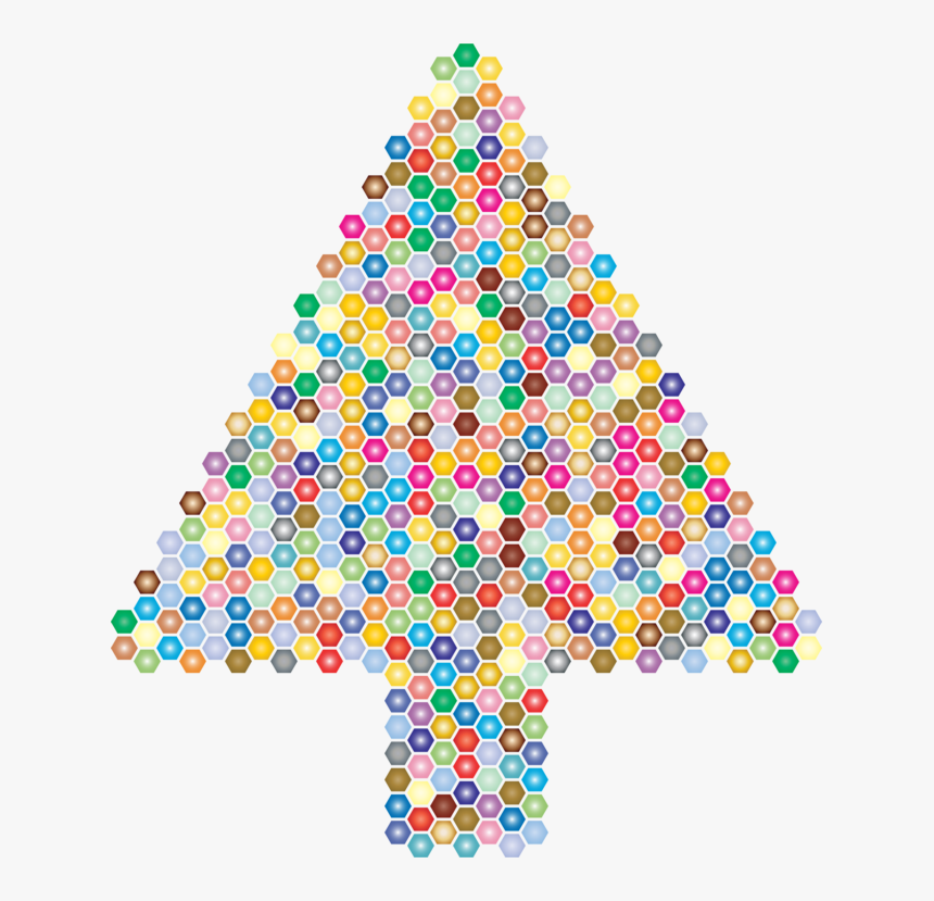 Christmas Decoration,art,symmetry - Christmas Tree, HD Png Download, Free Download