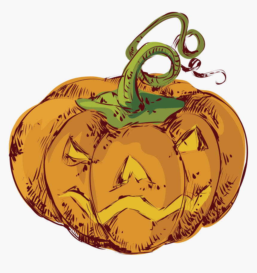 Pumpkin Calabaza Winter Squash Hand Face Transprent - Pumpkin, HD Png Download, Free Download