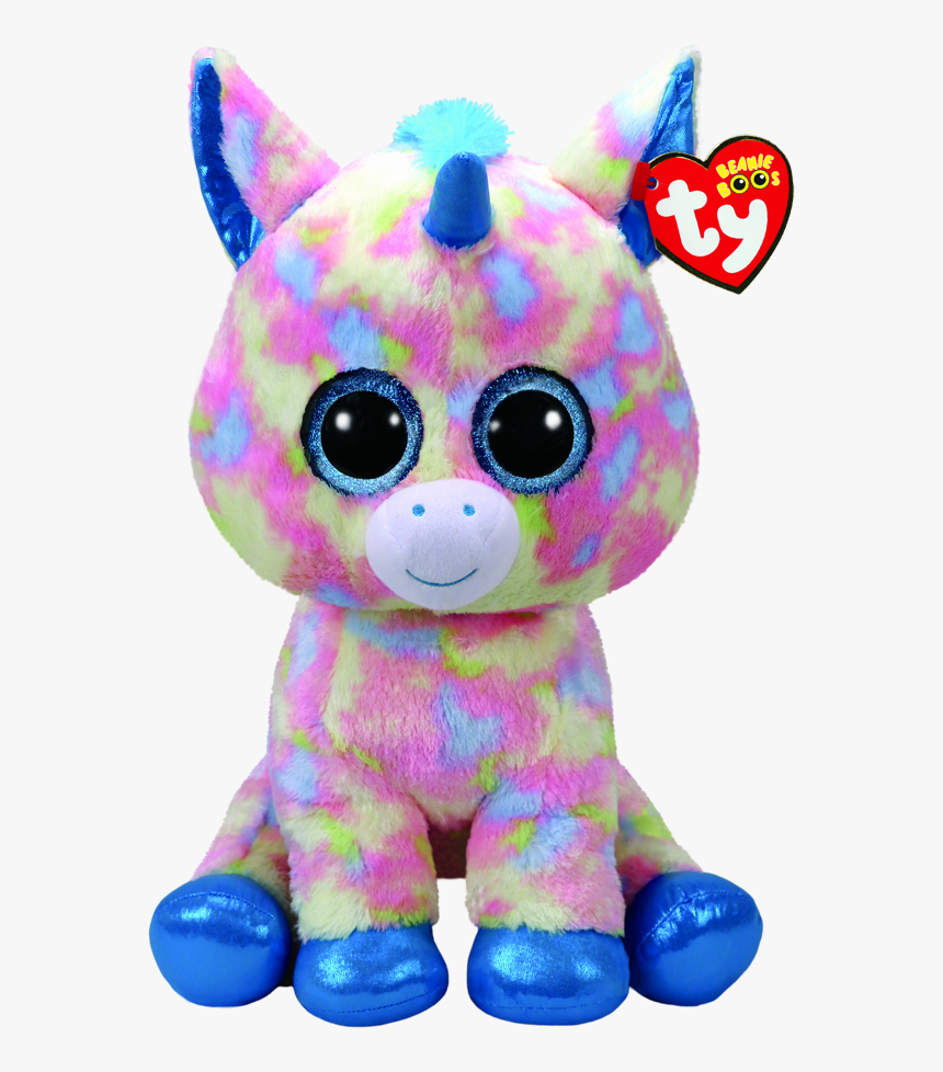 Blitz The Blue Unicorn Large 18” Plush - Big Unicorn Beanie Boo, HD Png Download, Free Download