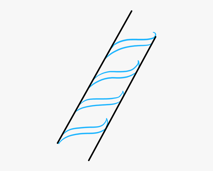 How To Draw Dna - Easy To Draw Dna Molecule, HD Png Download, Free Download