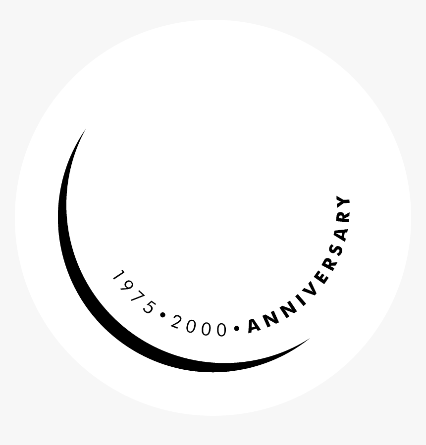 25th Anniversary Logo Black And White - 25th Anniversary, HD Png Download, Free Download