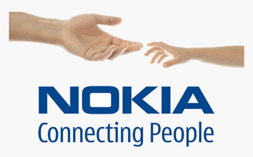 Nokia With Hands Connecting People Png Clipart , Png - Nokia Logo Connecting People, Transparent Png, Free Download