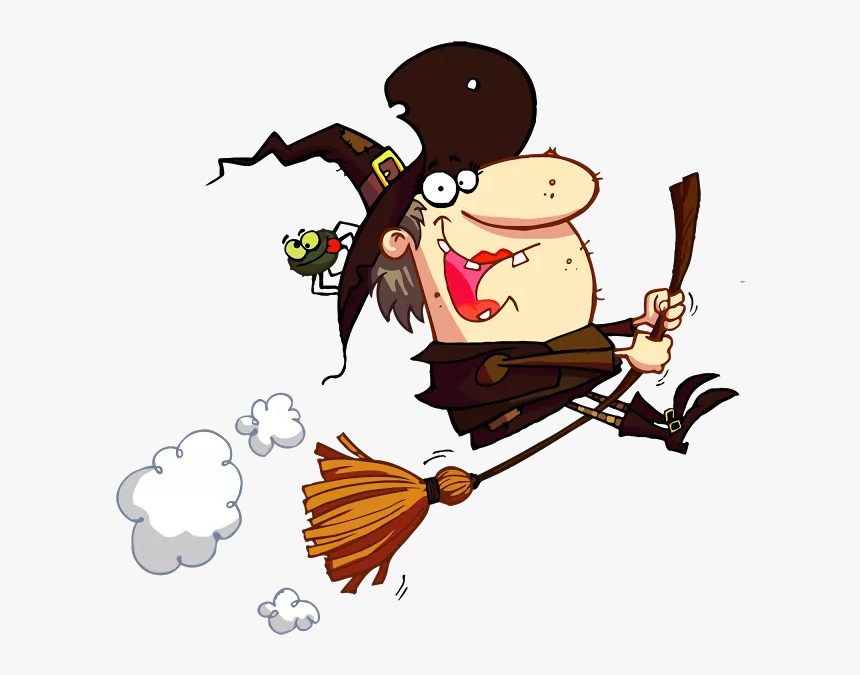 #cute #ftestickers #witch #halloween #happyhalloween - Funny Halloween Clip Art, HD Png Download, Free Download