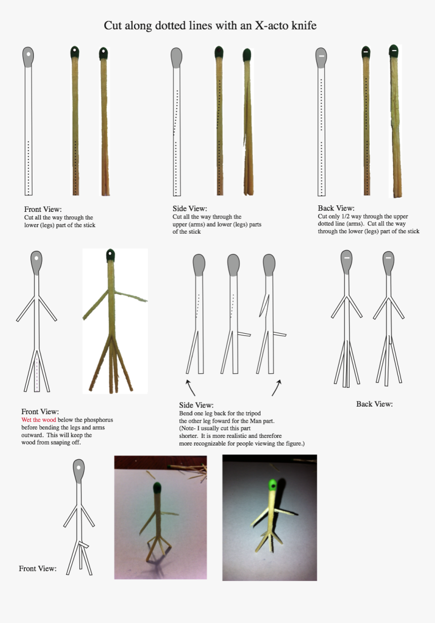 Match Drawing Matchstick - Blade Runner Origami Man, HD Png Download, Free Download