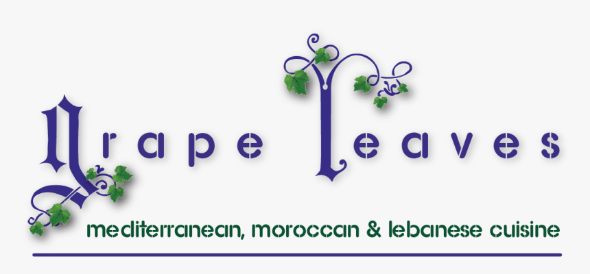 Grape Leaves Mediterranean, Moroccan And Lebanese Cuisine - Graphic Design, HD Png Download, Free Download