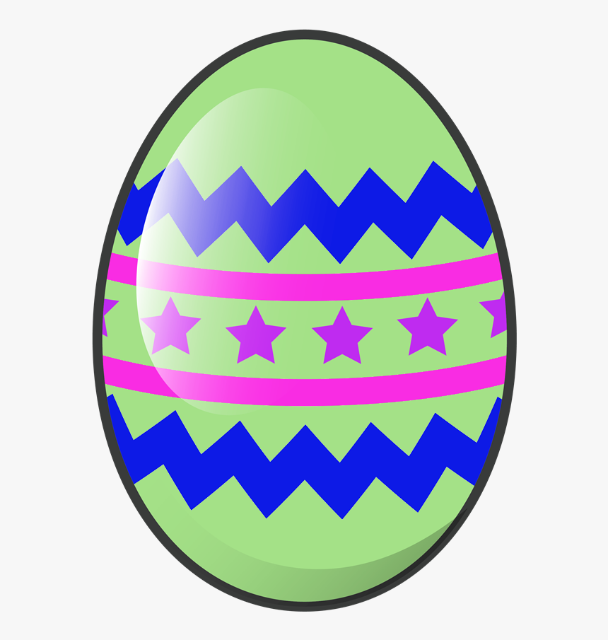 Easter Egg Clipart , Png Download - Single Cartoon Easter Eggs, Transparent Png, Free Download
