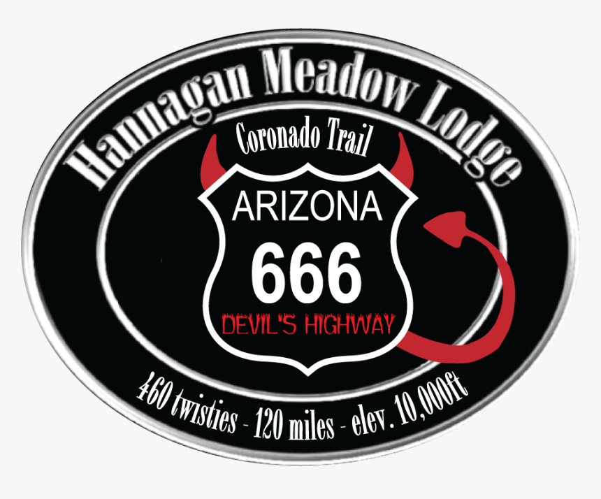 Highway 666 Logo Devil"s Highway - Label, HD Png Download, Free Download