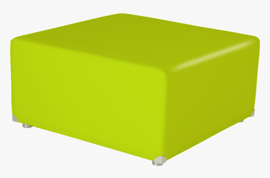 Puff Square 70 Green - Ottoman, HD Png Download, Free Download