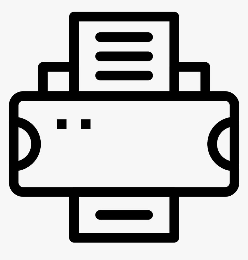 Attachment,attachment Template Default,attachment - Network Printer Symbol, HD Png Download, Free Download