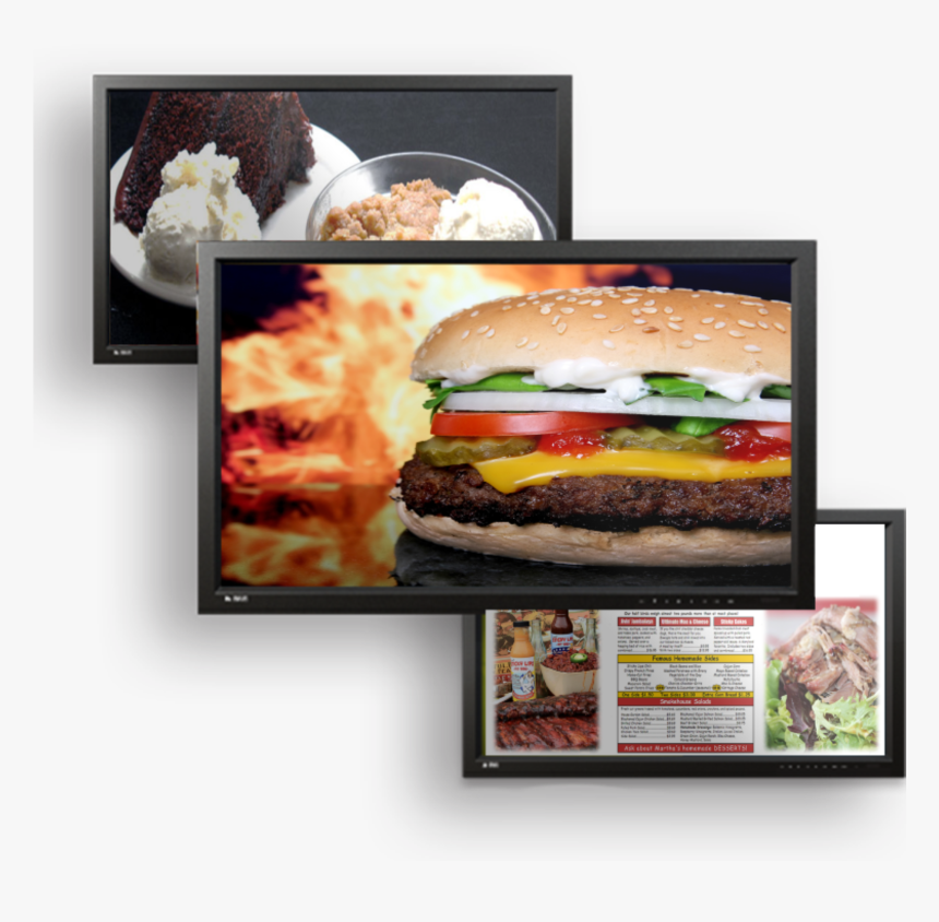Digital Menu Boards Restaurant Digital Menu Boards - Restaurant Digital Signage Png, Transparent Png, Free Download