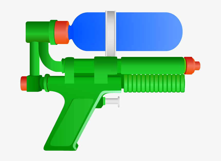 Water Gun Cartoon Png, Transparent Png, Free Download