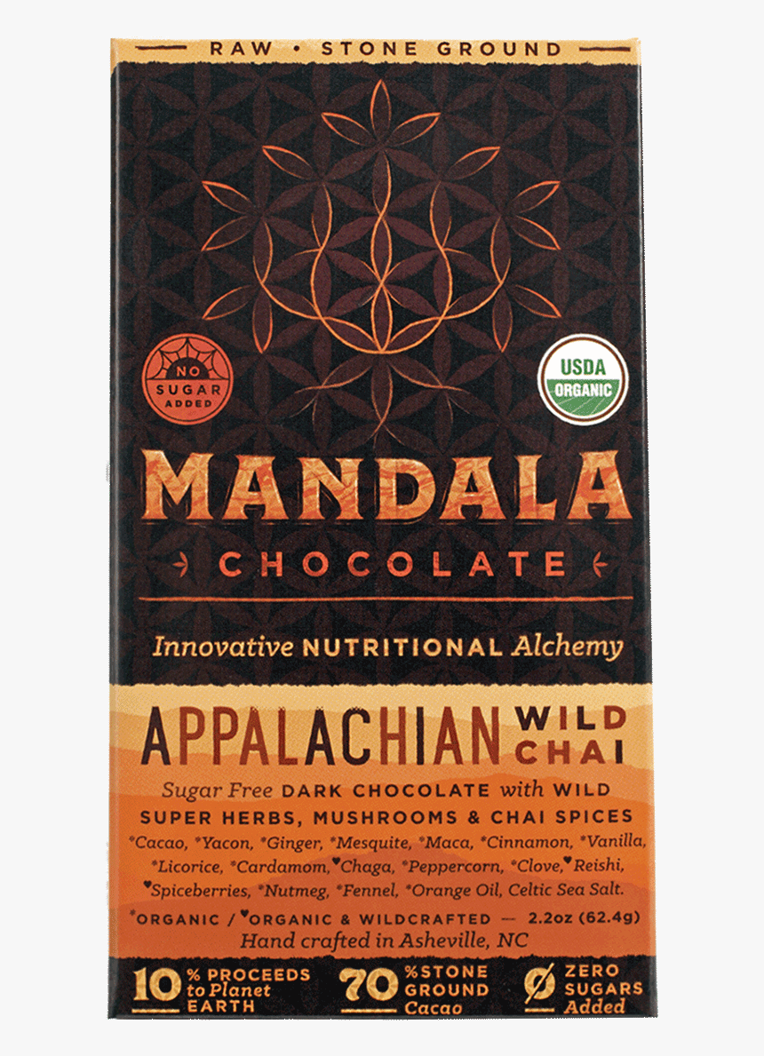 Chocolate Bar Mandala Chocolate Appalachian Chai - Poster, HD Png Download, Free Download