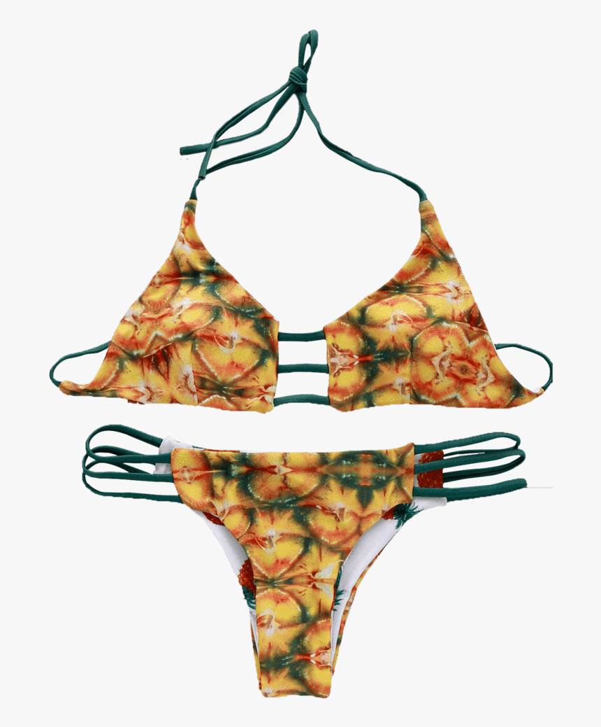 Women"s Pineapple String Bikini - Bikini, HD Png Download, Free Download