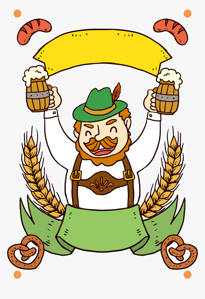 Germany Beer Clip Art Banner - Oktoberfest, HD Png Download, Free Download