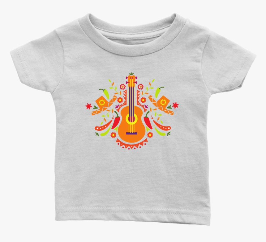 Chili Tex Mex Acoustic Guitar Infant T-shirt - T-shirt, HD Png Download, Free Download
