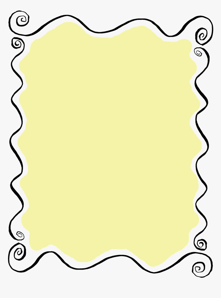 Label Frame Doodle Hand Drawn Image Digital Download, HD Png Download, Free Download