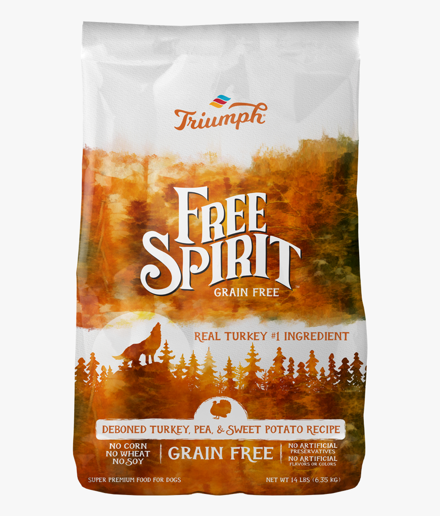 Triumph Dog Free Spirit 14lb - Triumph Free Spirit Dog Food, HD Png Download, Free Download