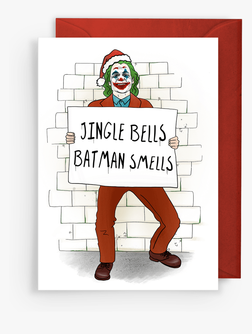 Joker Christmas Card, HD Png Download, Free Download