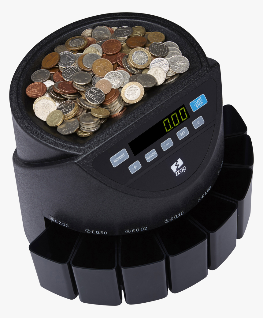 Money Handling/ Counting Euro Auto Electronic Money, HD Png Download, Free Download
