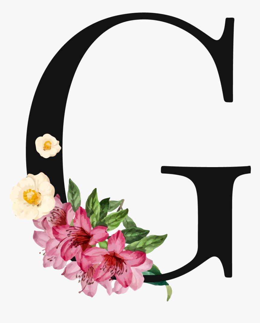 Letter G Png Royalty-free Image - Floral Letter G Png, Transparent Png, Free Download