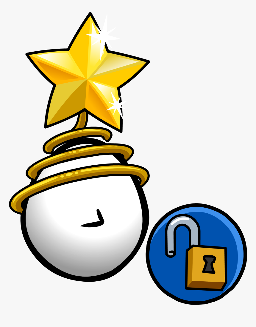 Club Penguin Wiki - Cartoon Christmas Tree Topper, HD Png Download, Free Download