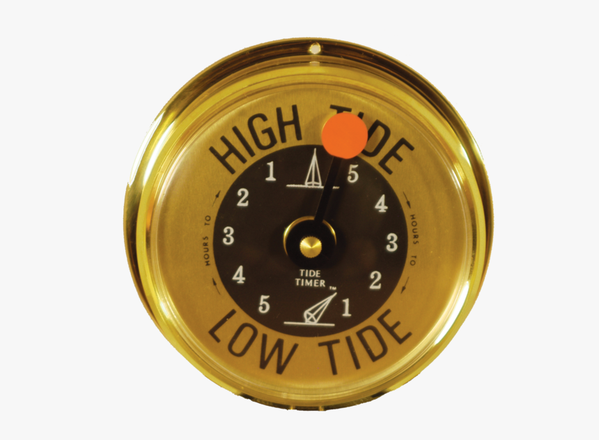 Brass Tide Clock - Gauge, HD Png Download, Free Download