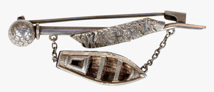 Victorian Rowboat Brooch Pin "mabel" - Earrings, HD Png Download, Free Download