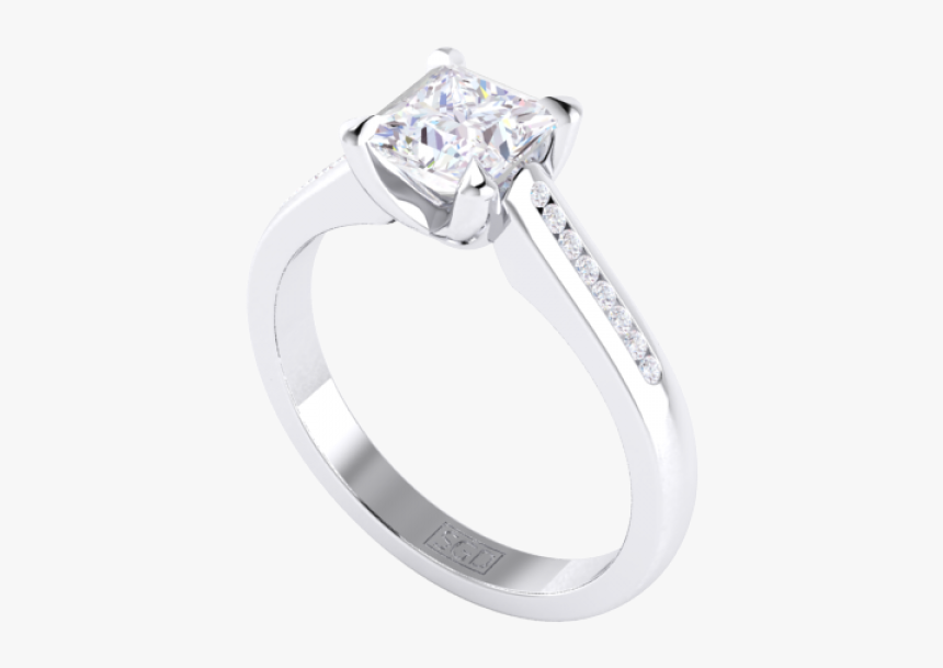 Engagement Princess Cut Diamond Ring Designs, HD Png Download, Free Download