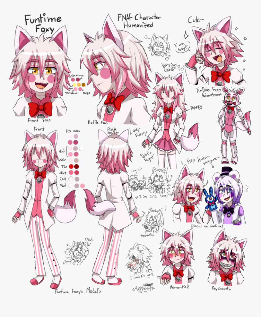 Funtime Foxy Fnaf Sl Human, HD Png Download, Free Download