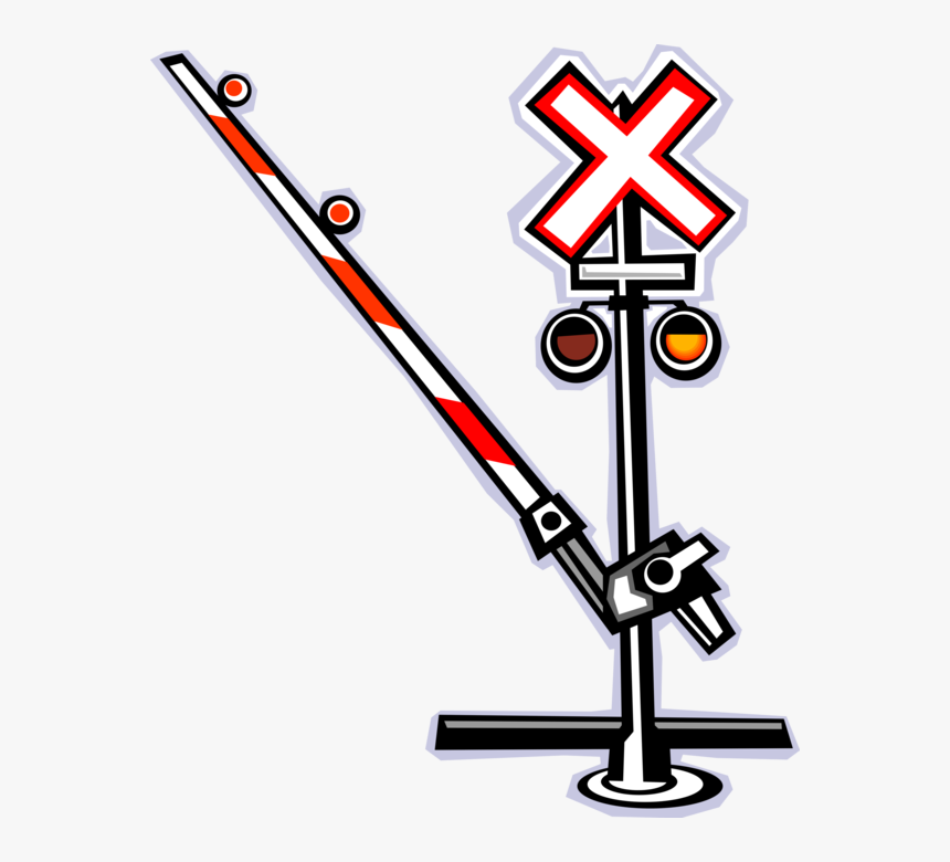 Railroad Crossing Clipart, HD Png Download, Free Download
