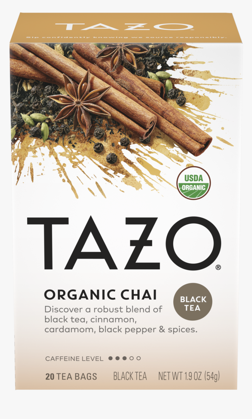 Tazo Organic Chai 20ct - Tazo Tea Bags Organic Peachy Green, HD Png Download, Free Download