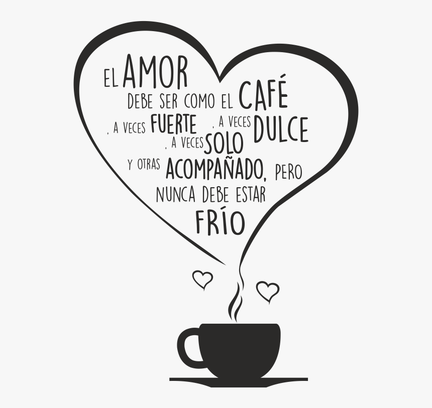 Words Clipart Cafe - Frases De Buenos Dias Con Cafe, HD Png Download -  kindpng