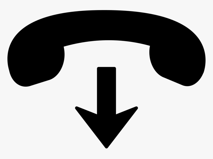 Phone Hang Up - Hang Up Phone Icon, HD Png Download, Free Download