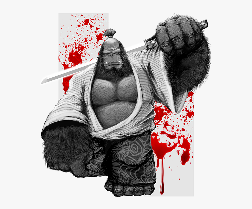 Gorilla Bushido, HD Png Download, Free Download