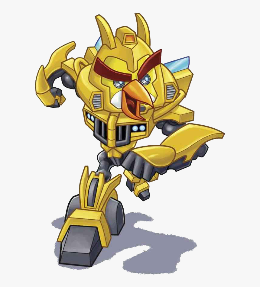 Bumblebee Chuck Running Transparent - Bumblebee Angry Birds Transformers, HD Png Download, Free Download