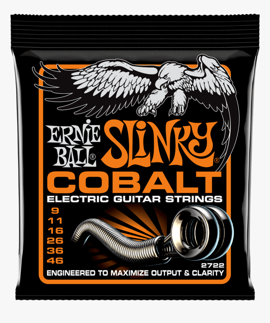 Ernie Ball Hybrid Slinky Cobalt Electric Guitar Strings - Ernie Ball, HD Png Download, Free Download