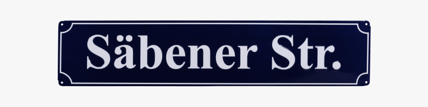 Metal Shield Säbener Str - Signage, HD Png Download, Free Download