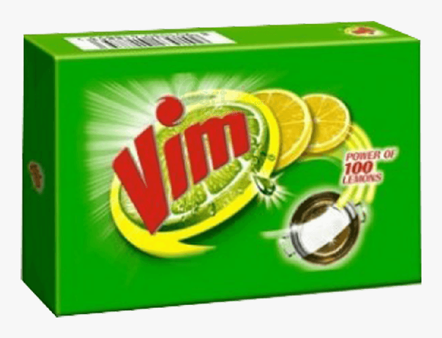 Transparent Soaps Dish - Vim Lemon Dishwash Bar 200 Gm, HD Png Download, Free Download