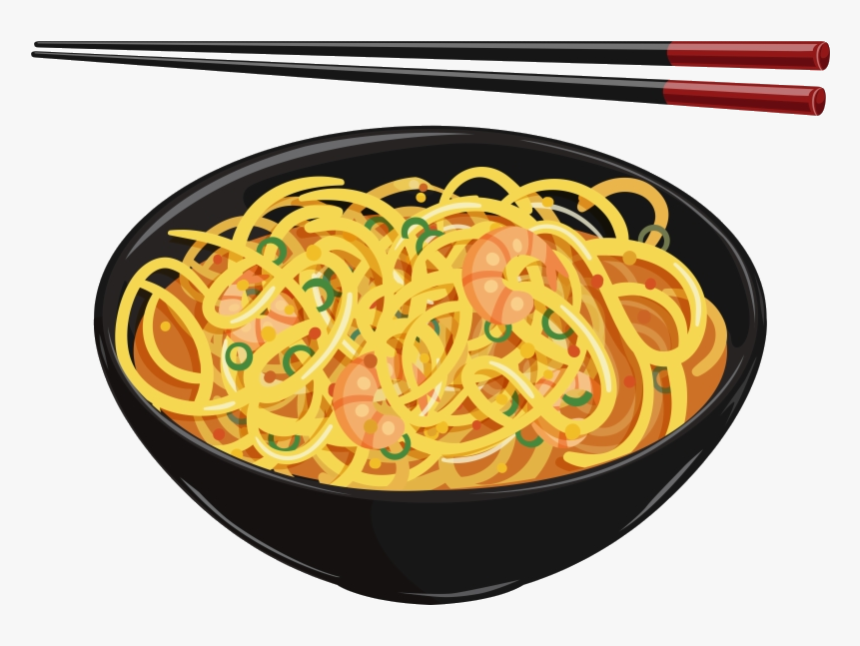 Noodles Chinese Dish Clipart Image Transparent Png - Chinese Food Clipart Png, Png Download, Free Download