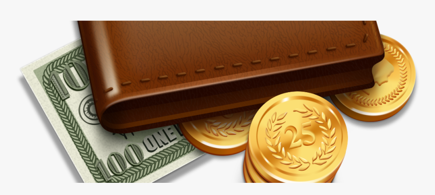 Cropped Money Png Pic - Wallet With Money In It No Background, Transparent Png, Free Download