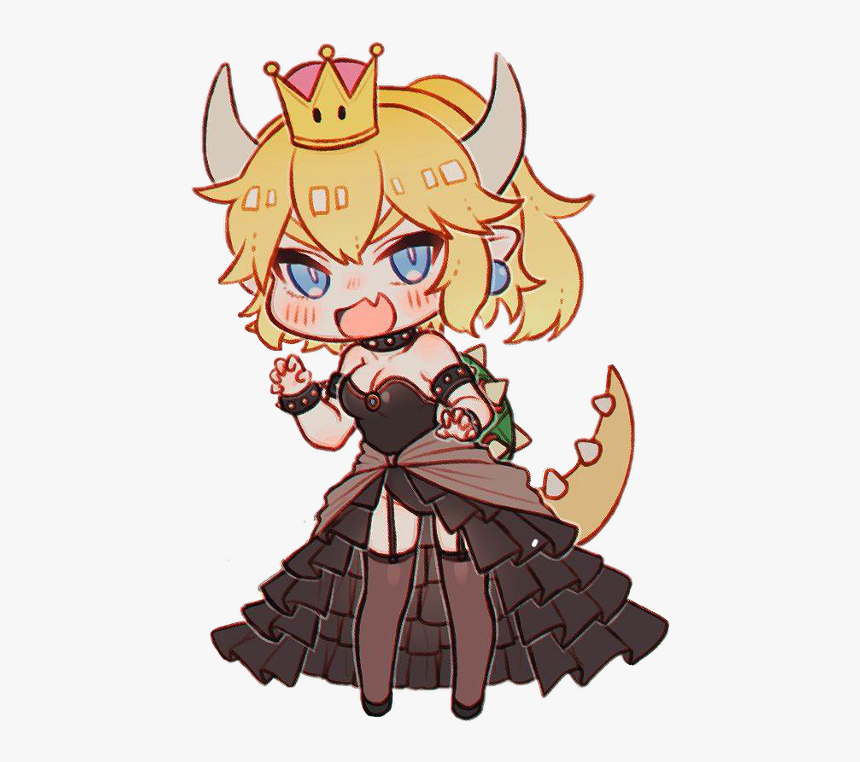 Hd Bowsette Chibi Transparent Png Image Download - Bowsette Chibi, Png Download, Free Download