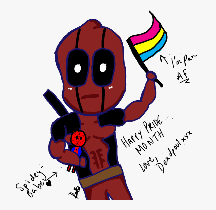 Deadpool Celebrating Pride With His Spidey Babe Plushie
just - Cartoon, HD Png Download, Free Download
