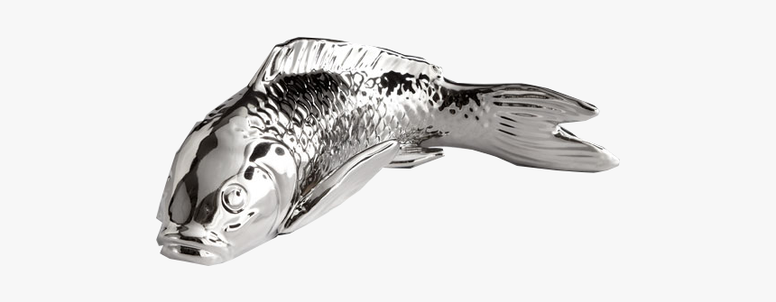 Silver Fish Sculptures - Small Fish Sculptures, HD Png Download, Free Download